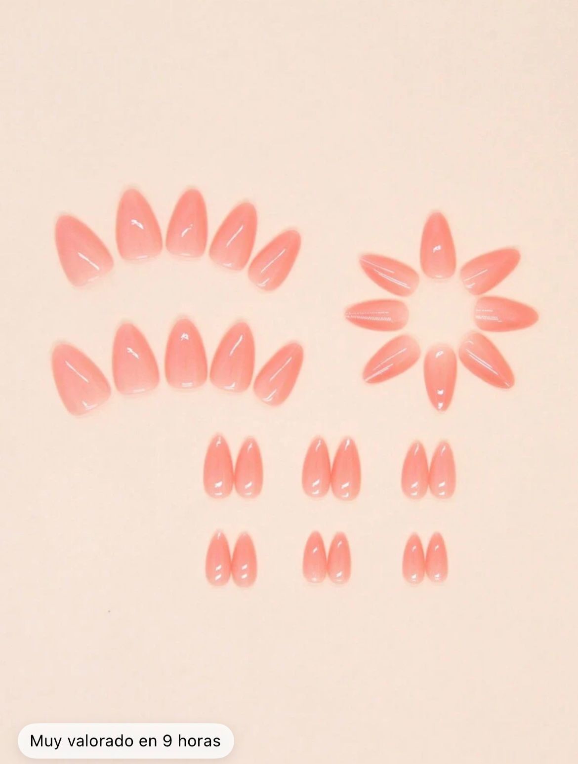 30PCS Almond Shaped simple "Nails"