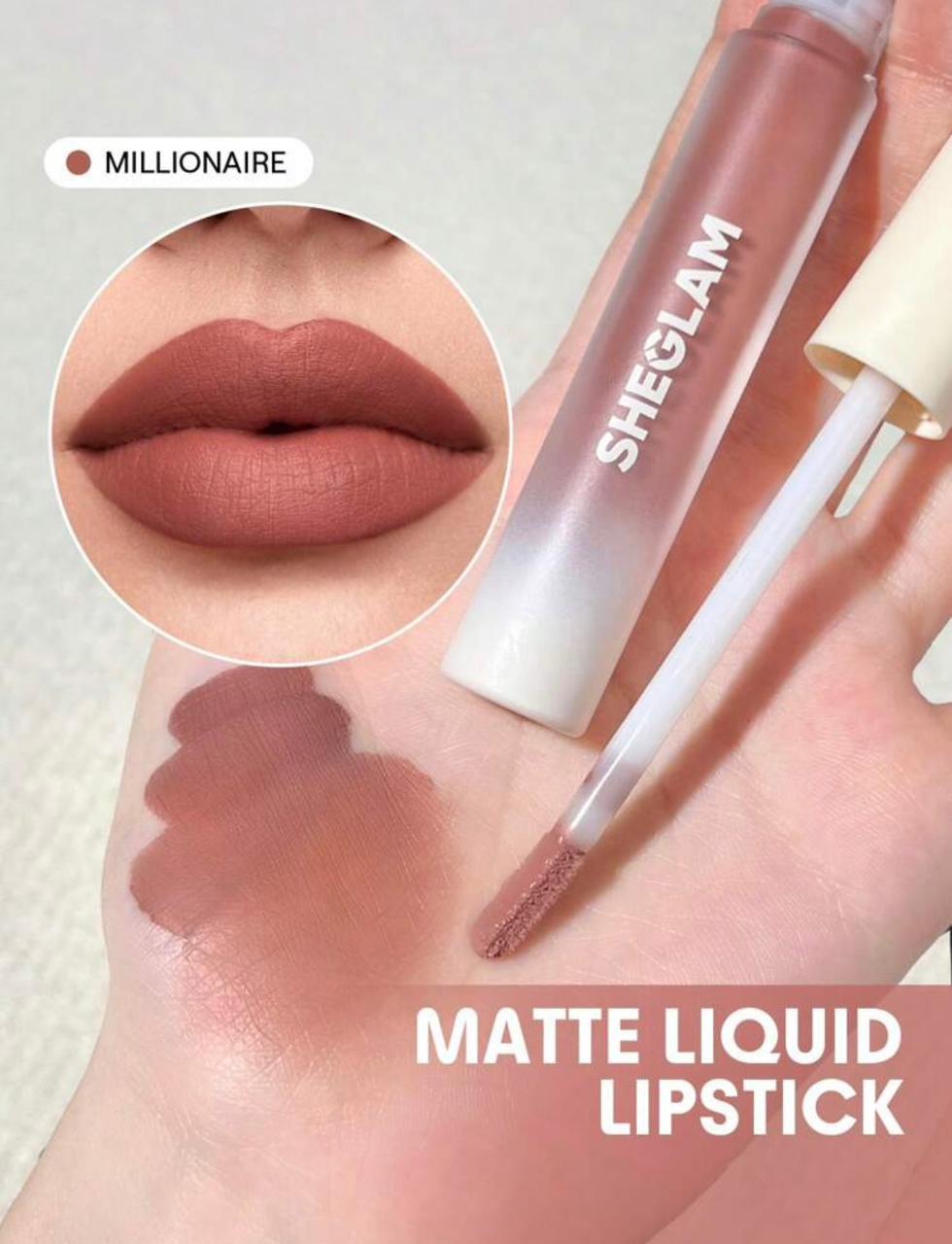 SHEGLAM Rouge à LèVres Liquide Matte Allure-Rouge à LèVres Rouge