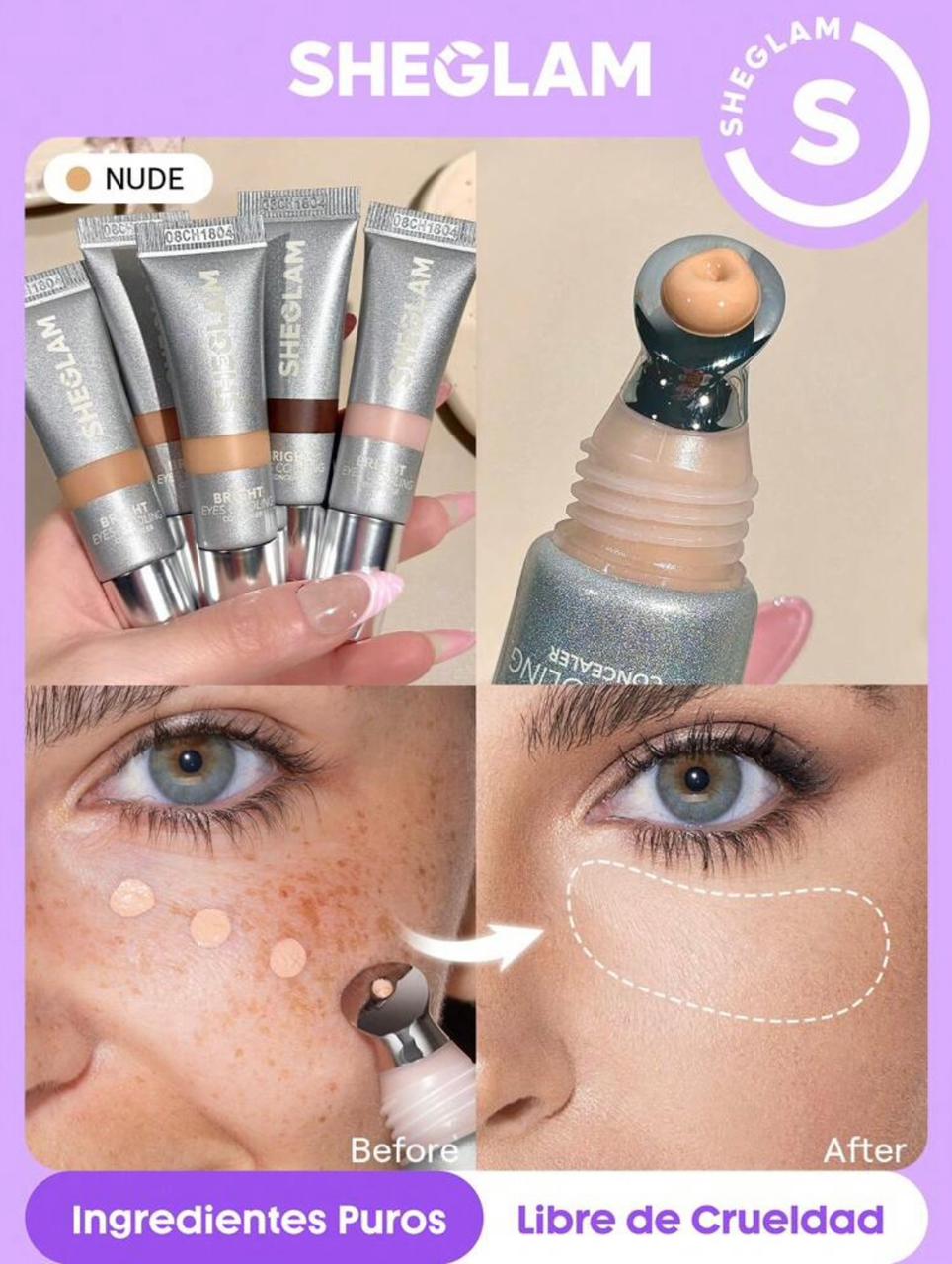 SHEGLAM Anti-Cernes RafraîChissant Bright Eyes-