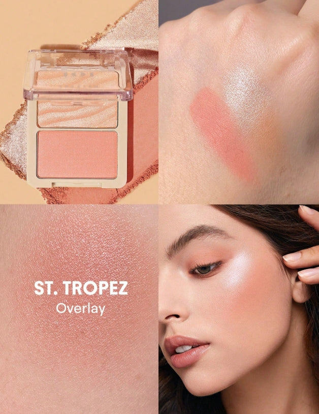 SHEGLAM Duo Hybride Enlumineur Et Fard à Joues Glam 101