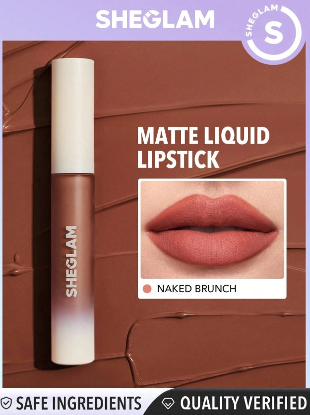 SHEGLAM Rouge à LèVres Liquide Matte Allure-Rouge à LèVres Rouge