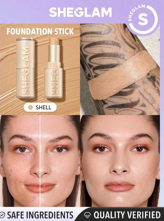 SHEGLAM Fond De Teint En Stick Haute Couvrance Skin Magnet-Doré Longue