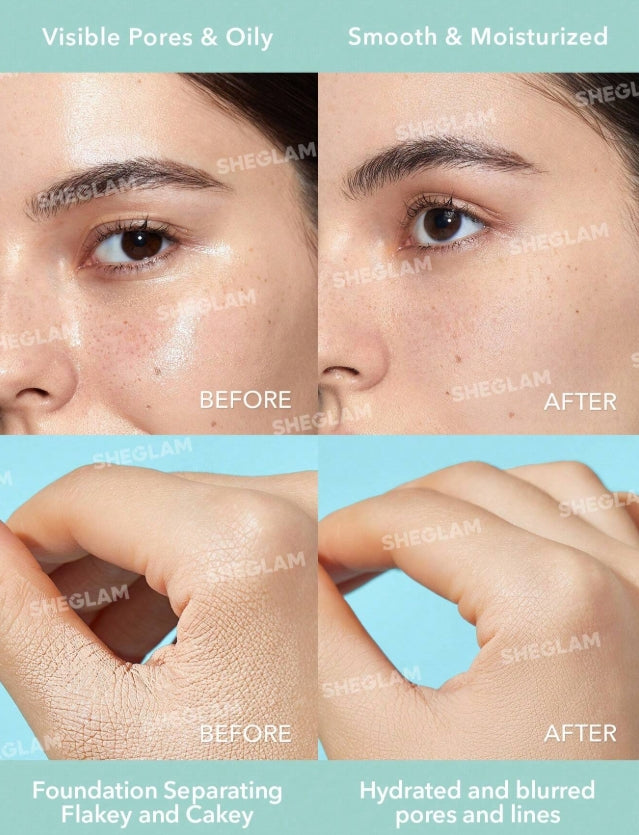SHEGLAM Base De Teint Lissante Glacier Glo Base De Teint Hydratante