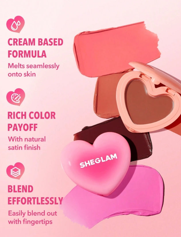 SHEGLAM Blush CrèMe Playing Cupidon-