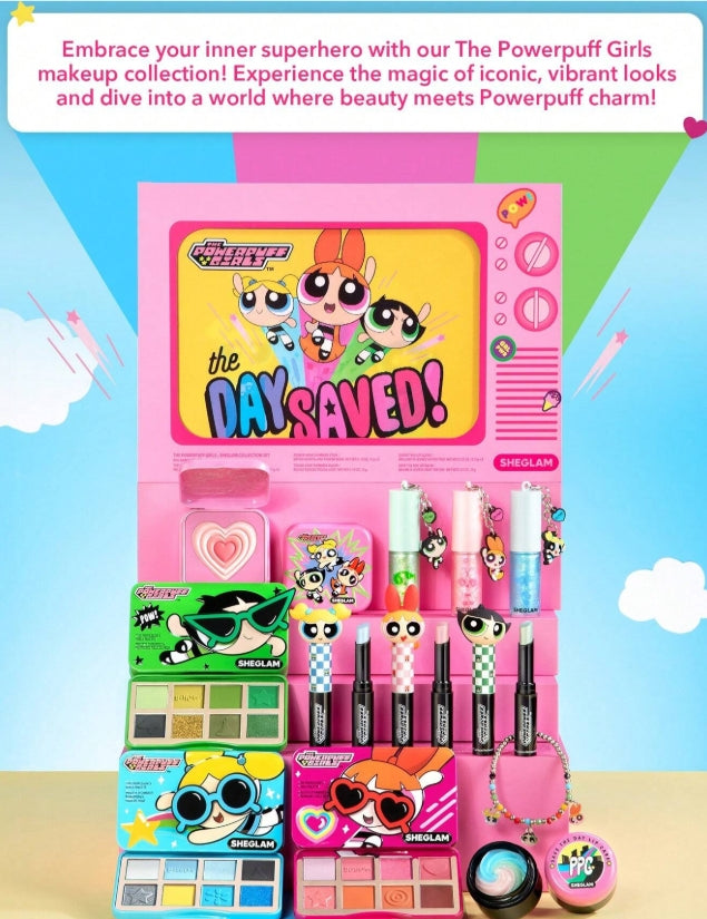 The Powerpuff Girls X SHEGLAM Super Trio Lip Gloss