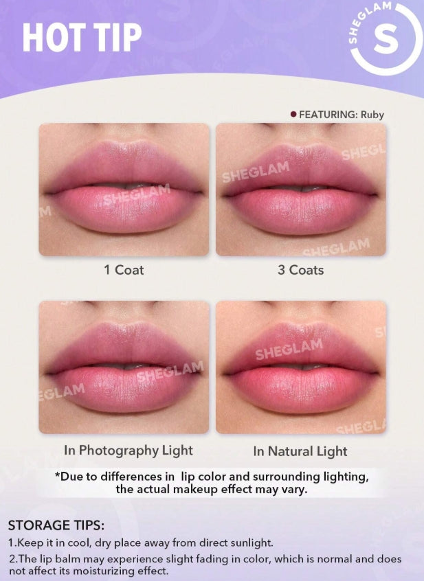 SHEGLAM Baume à LèVres Nourrissant Mello Jello