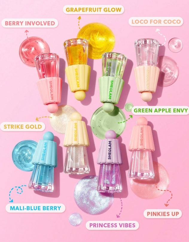 SHEGLAM Huile Hydratante Pour Les LèVres Jelly Wow
