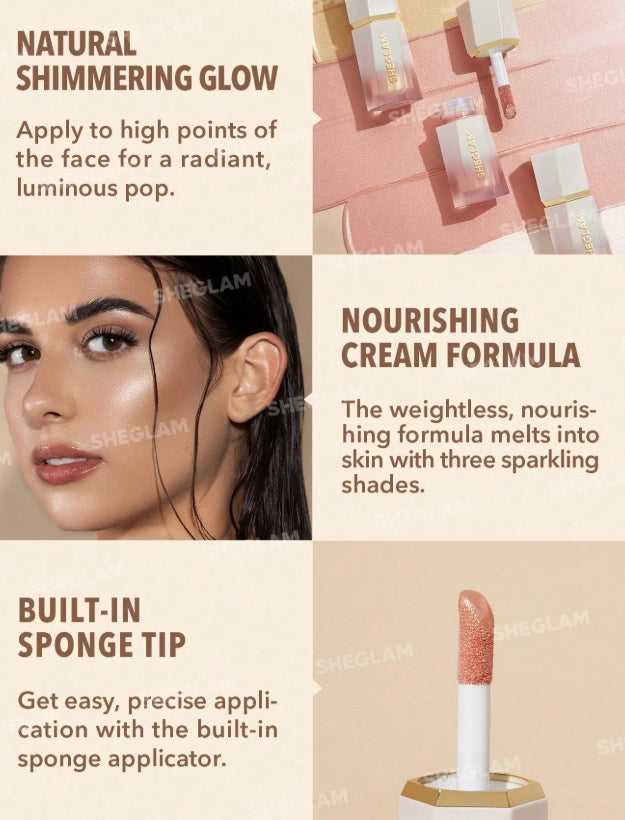 SHEGLAM Surligneur Liquide Glow Bloom-Gel CrèMe
