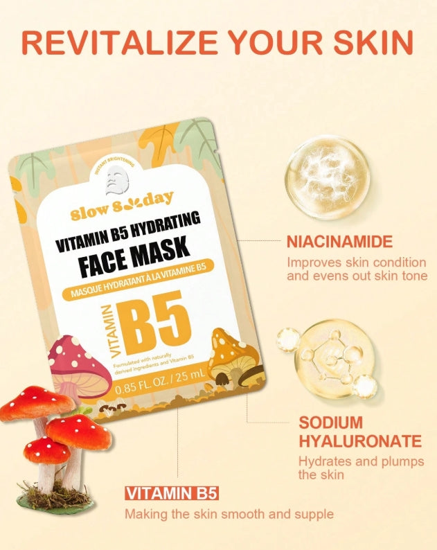 SlowSunday Hydrating Face Masks,
