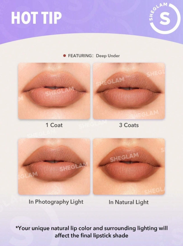 SHEGLAM Starlight Velvet Lipstick