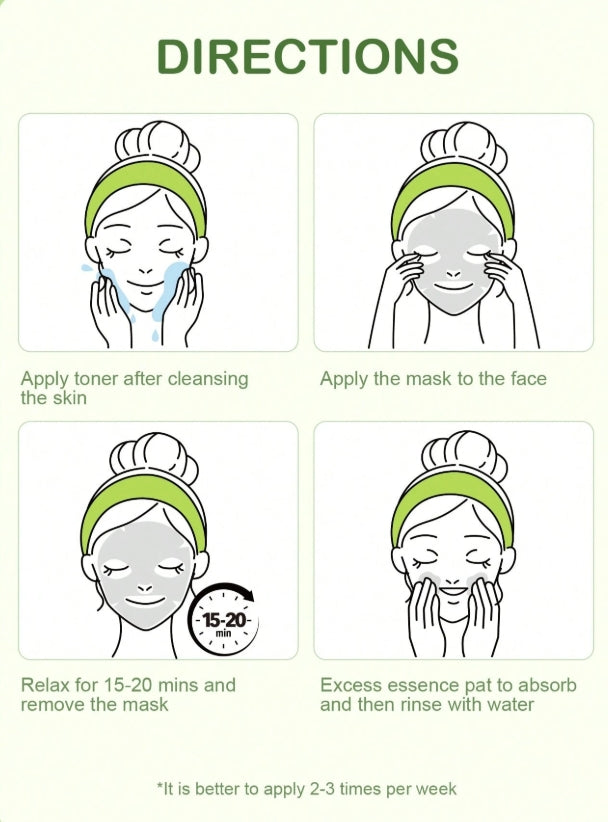 SlowSunday Hydrating Face Masks, VC Instant Brightening Firming