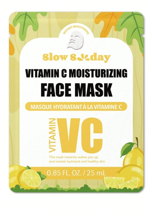 SlowSunday Hydrating Face Masks, VC Instant Brightening Firming