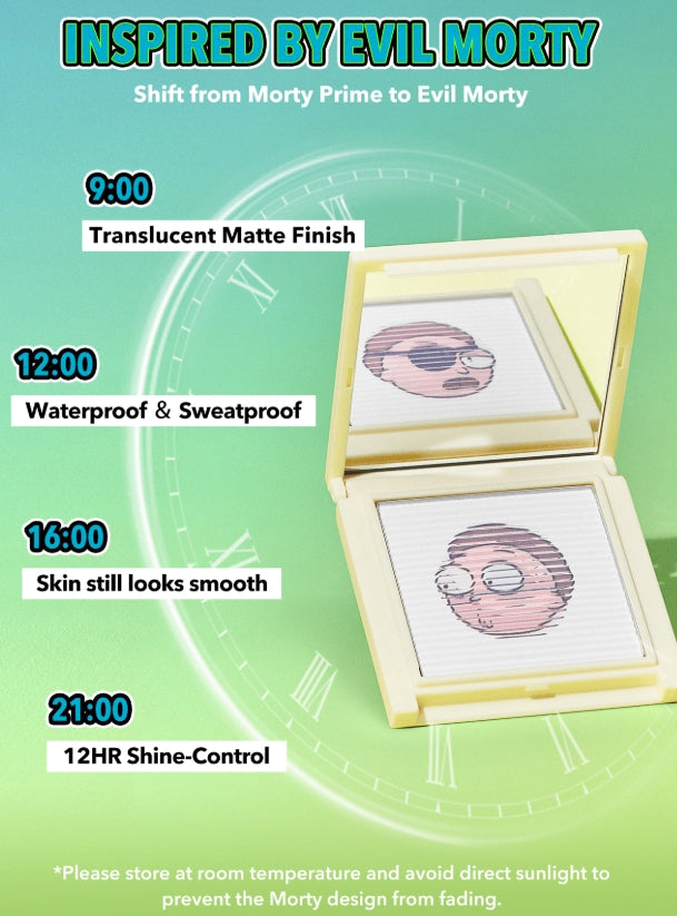 Rick and Morty X SHEGLAM Never Ricking Morty Setting Powder