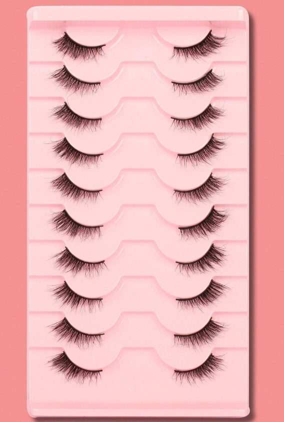 Himirell 10 Paires De Faux Cils Épais De Style Œil De Chat