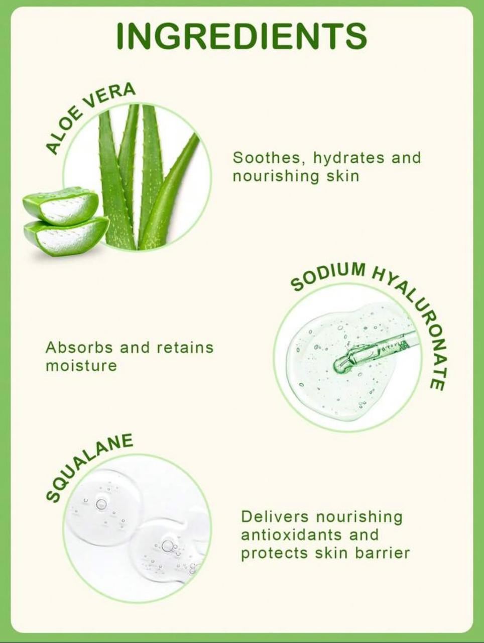 SlowSunday Aloe Vera Soothing Eye Mask