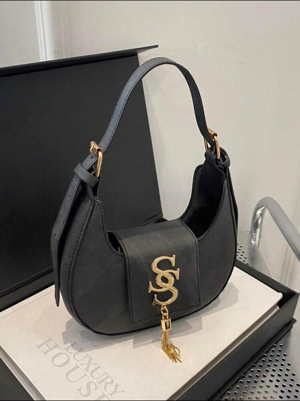 Crescent Shape Embroidered