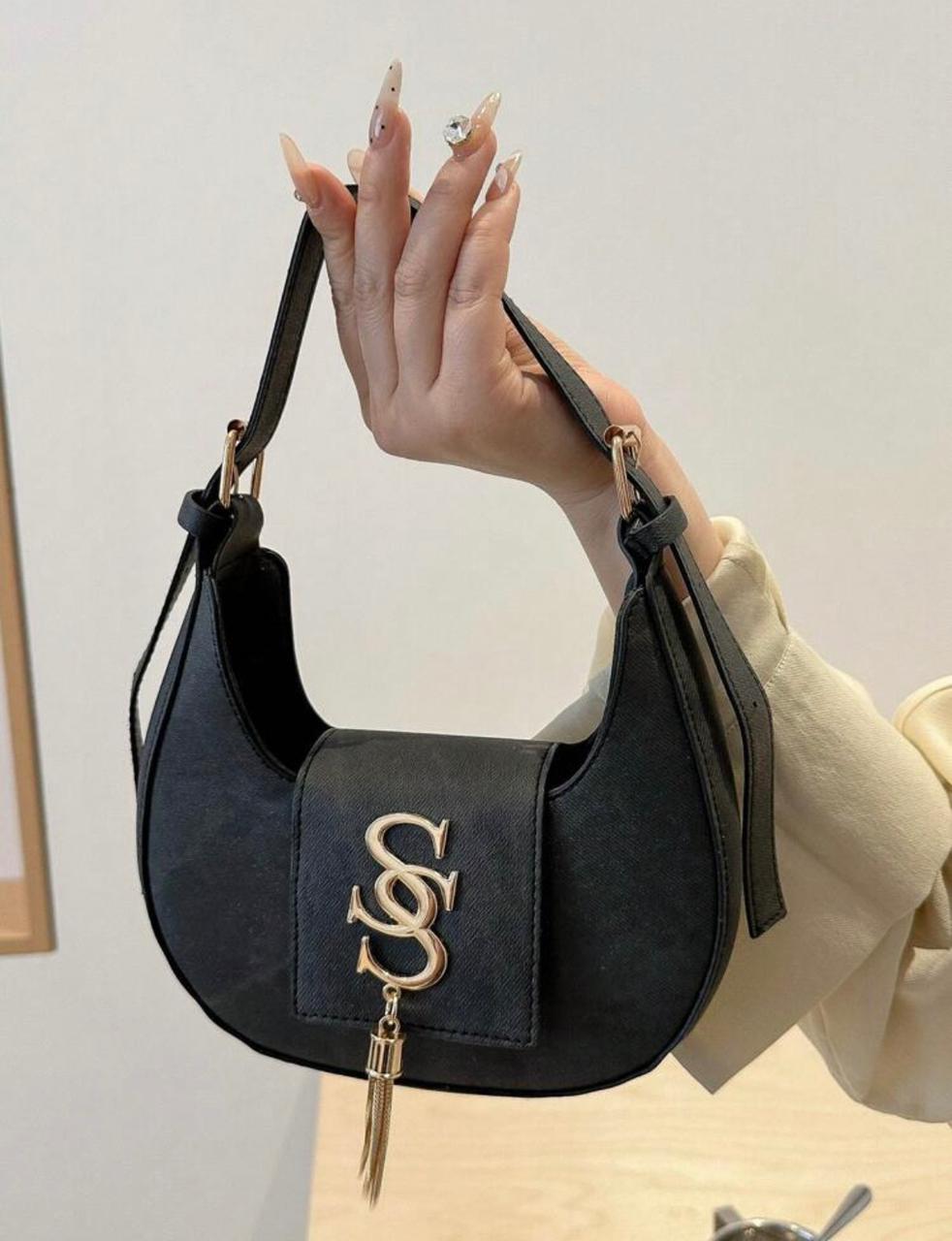Crescent Shape Embroidered