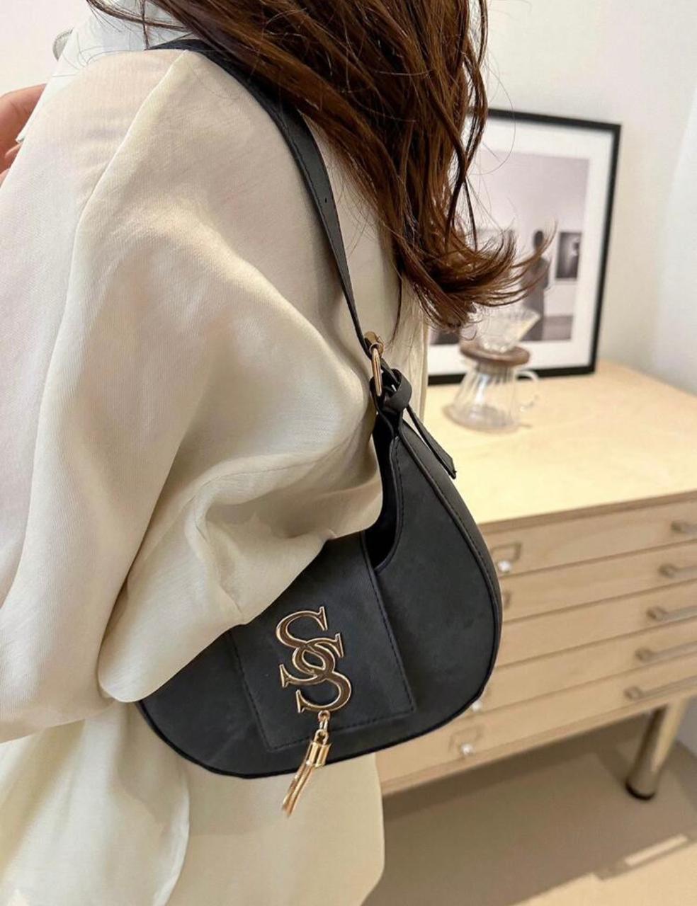 Crescent Shape Embroidered