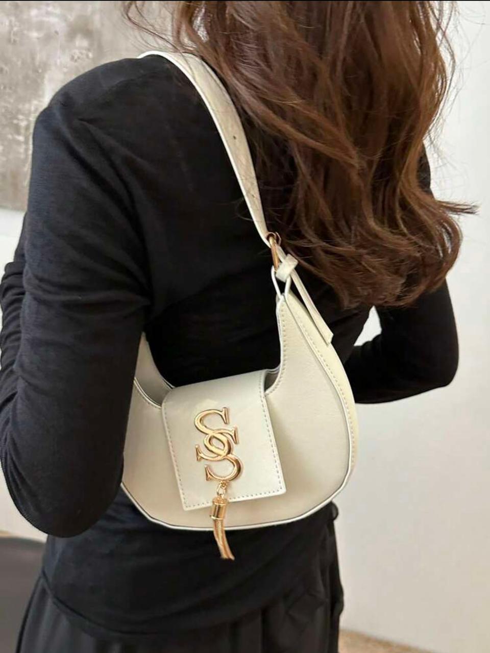 Crescent Shape Embroidered