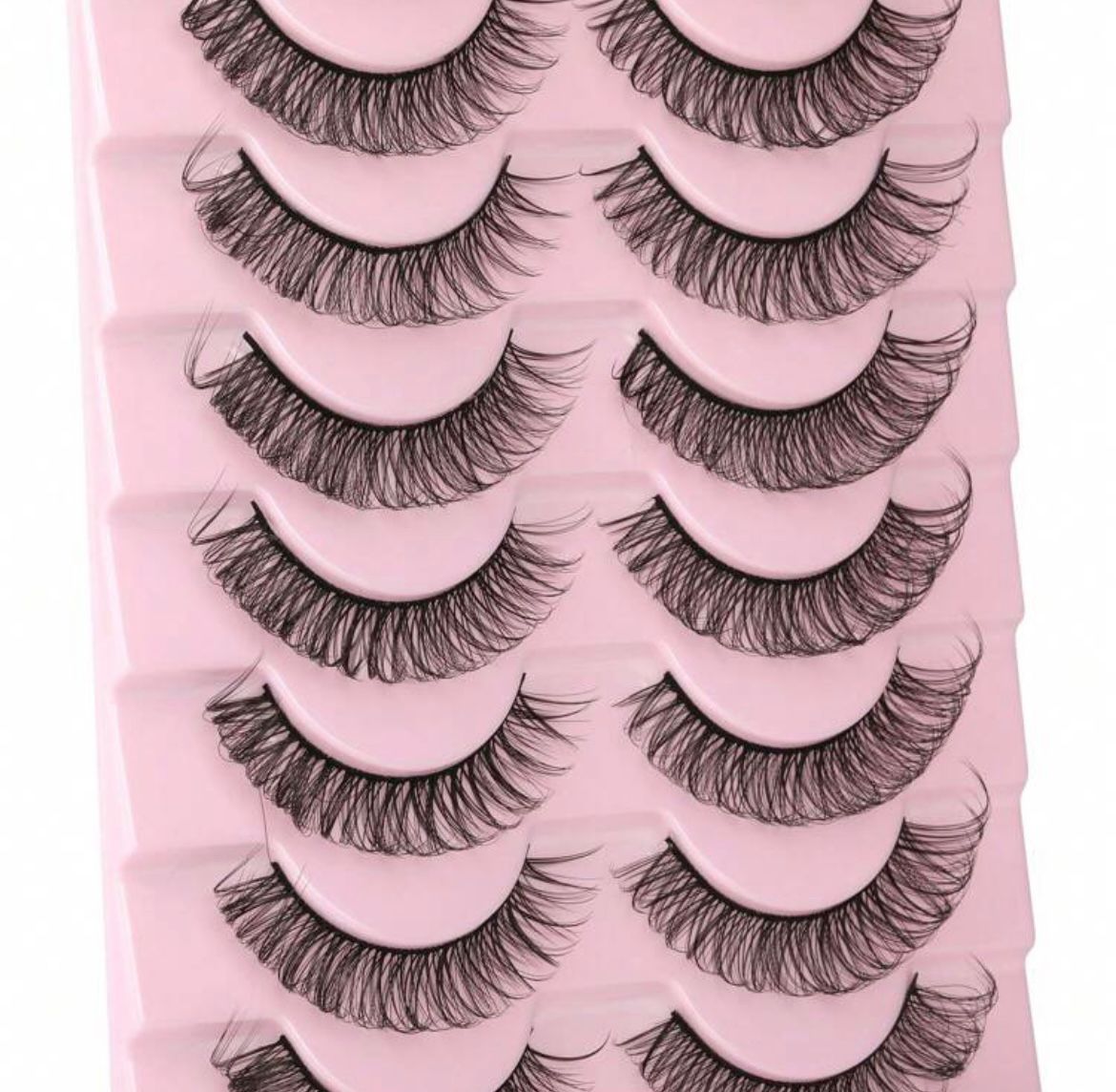 10 Pairs Manga Lashes Faux Mink Eyelashes