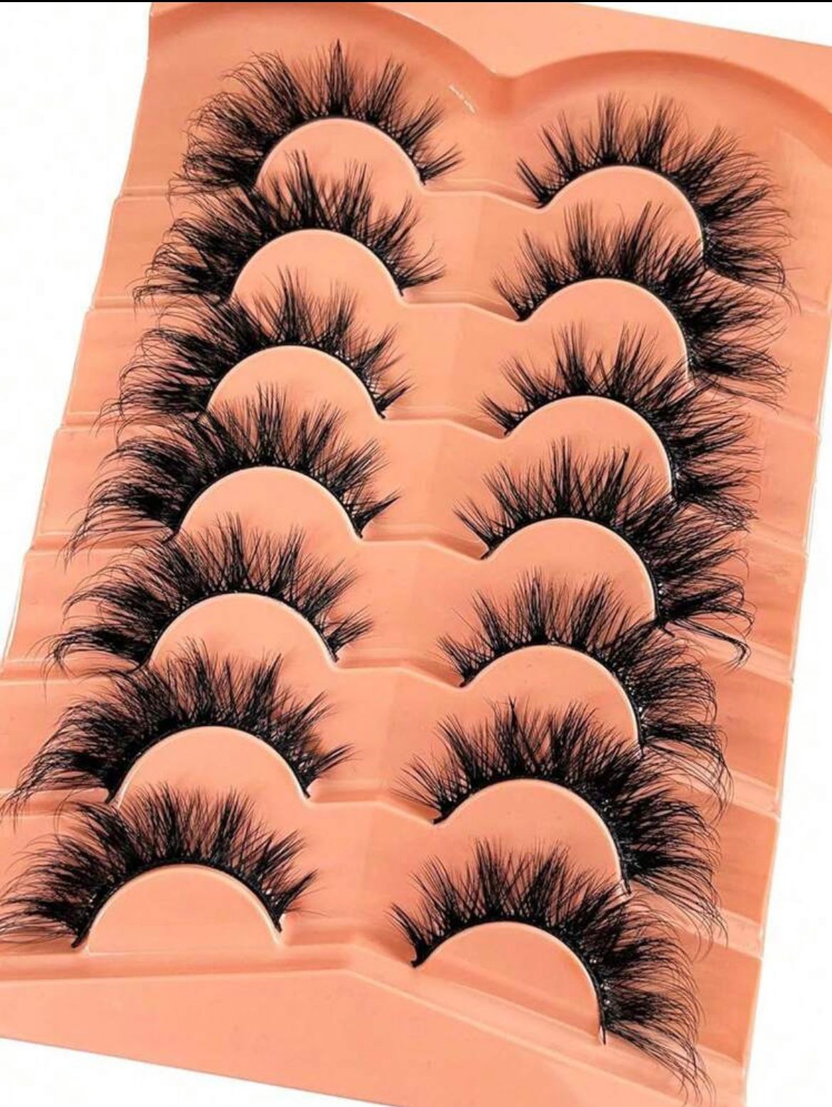 7 Pairs Of New 3D Cat Eye Lashes
