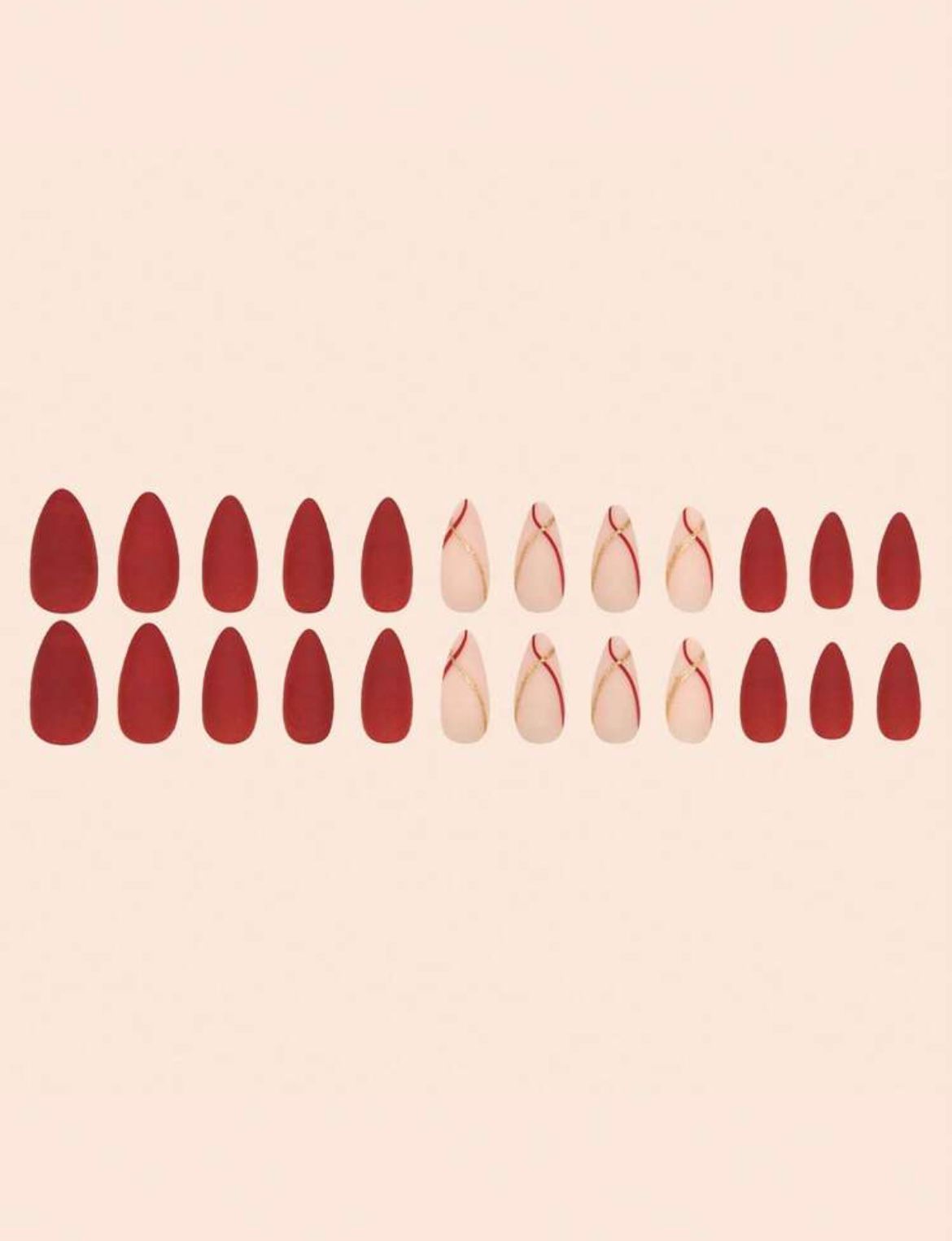 24Pcs Almond Nails