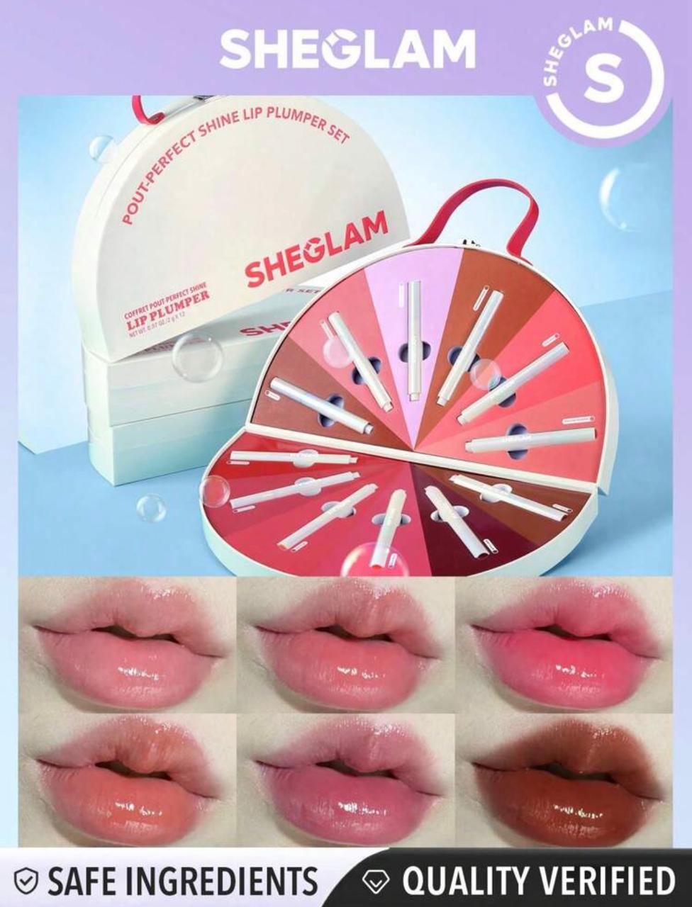 HEGLAM Coffret De 12 Rouges à LèVres Repulpants Hydratants Et Repulpants