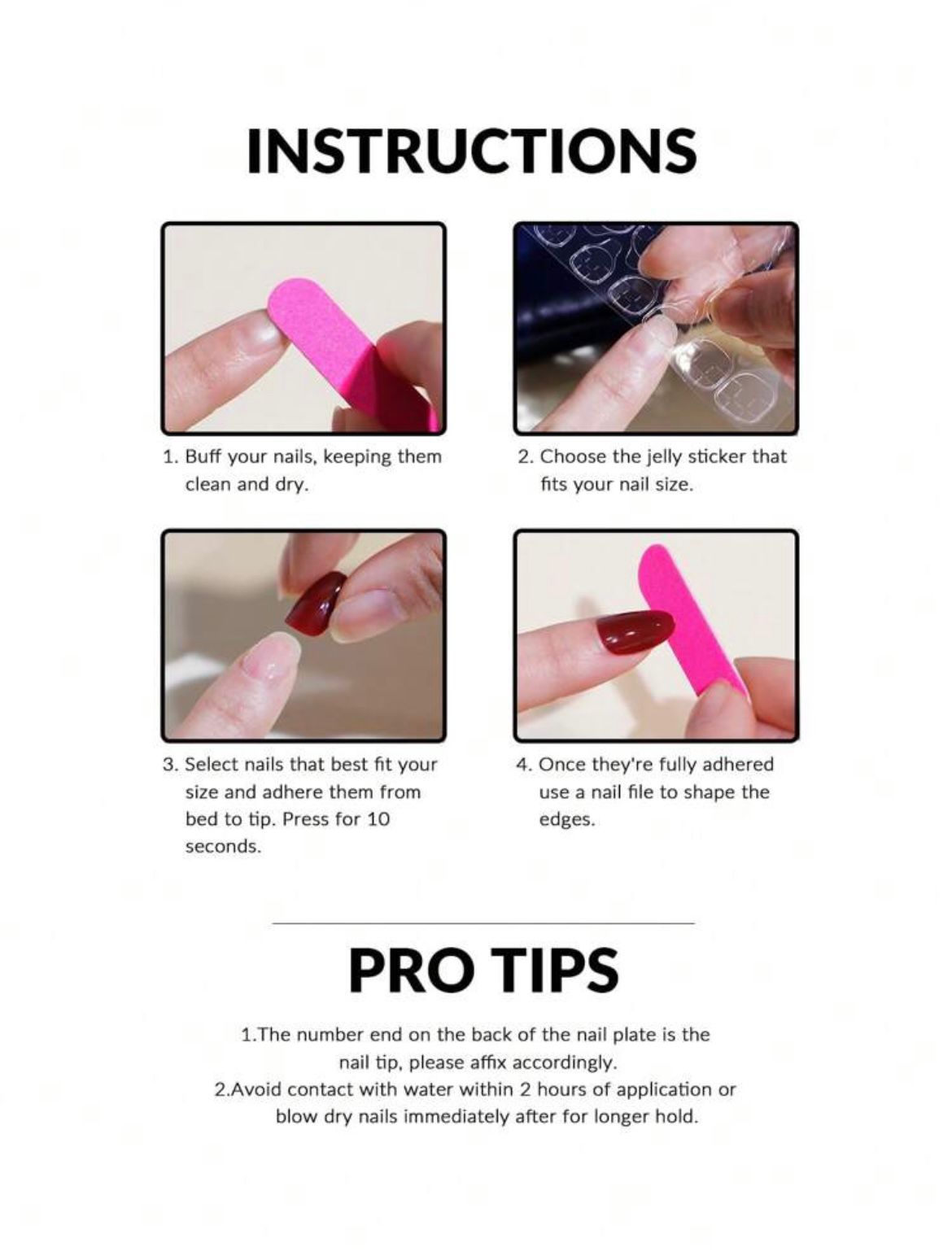 30PCS Almond Shaped simple "Nails"