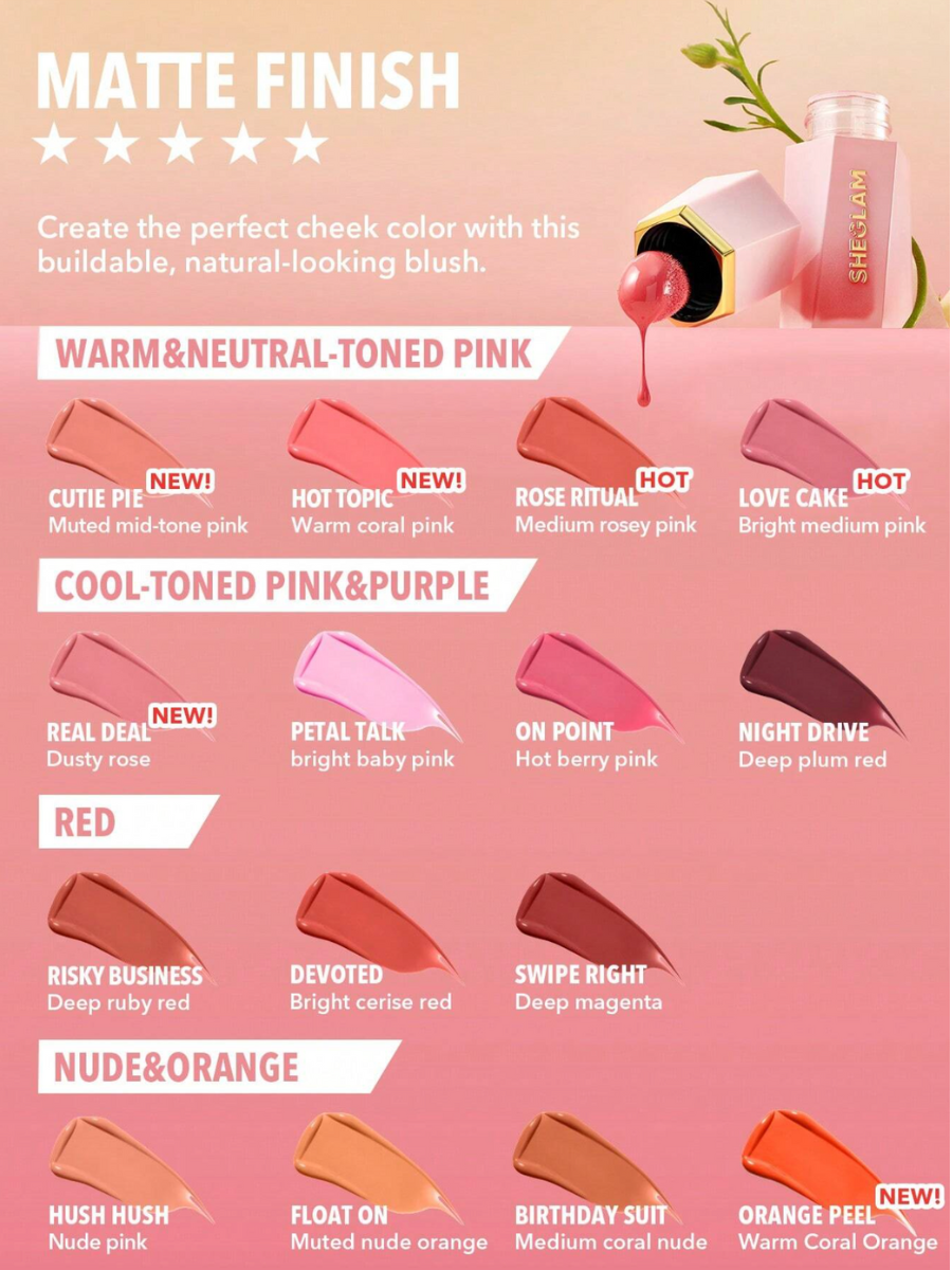 SHEGLAM Fard à Joues Liquide Color Bloom