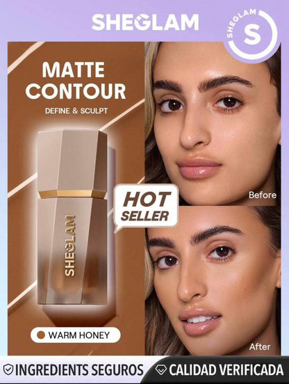 SHEGLAM Sun Beam Matte Liquid Bronzer-