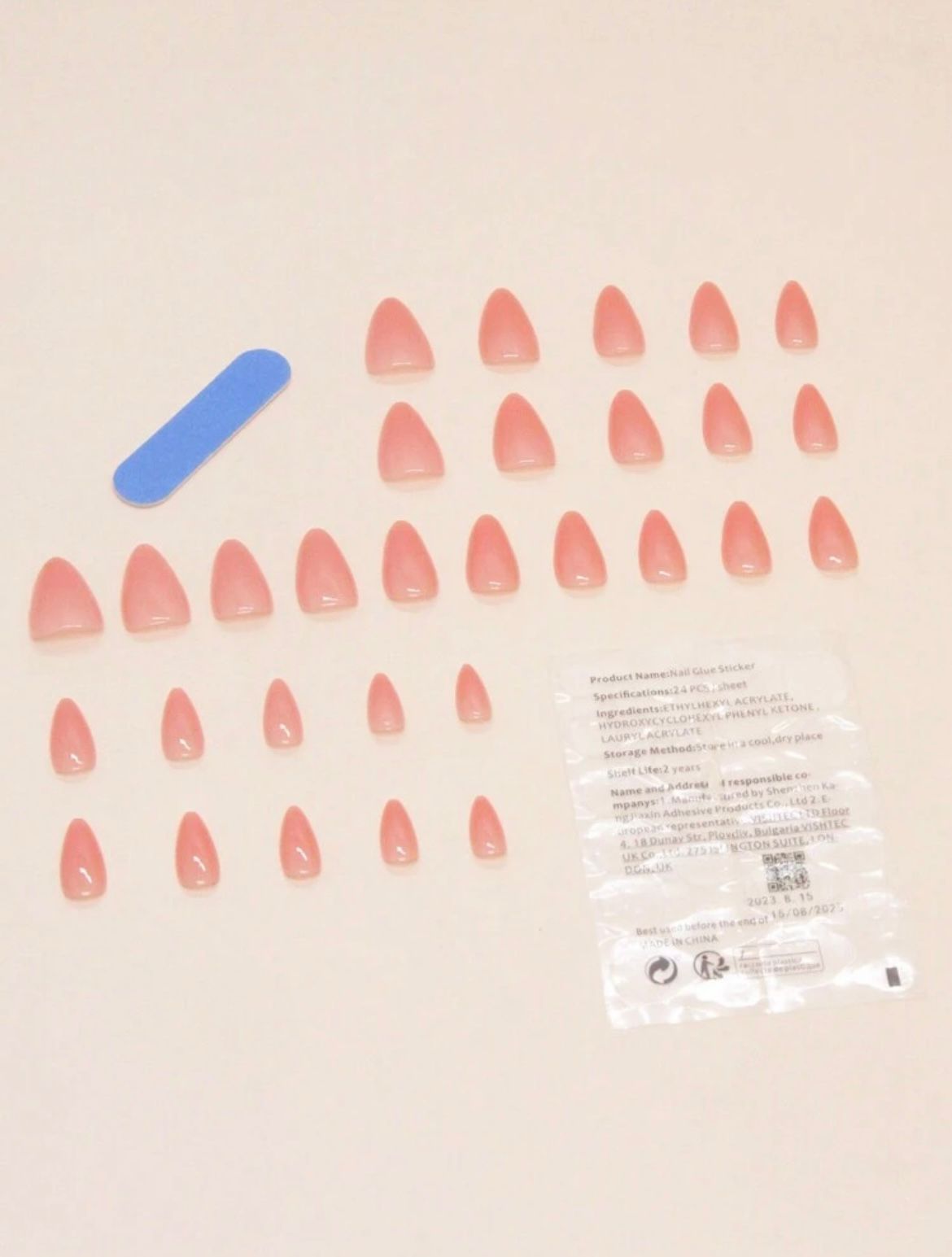 30PCS Almond Shaped simple "Nails"
