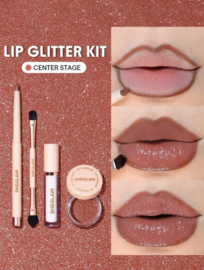 SHEGLAM Kit De Paillettes Lip Dazzler-