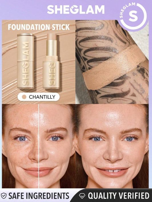 SHEGLAM Fond De Teint En Stick Haute Couvrance Skin Magnet-Doré Longue
