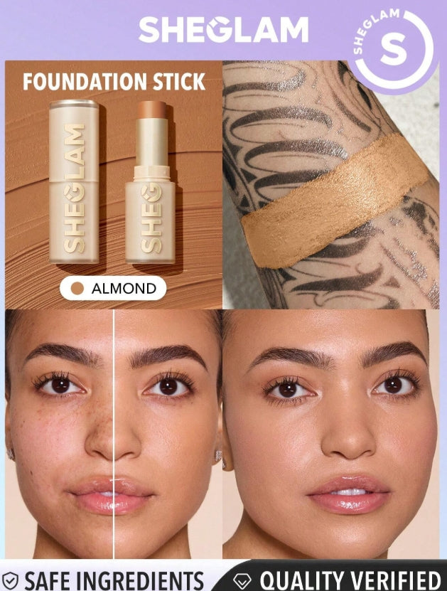 SHEGLAM Fond De Teint En Stick Haute Couvrance Skin Magnet-Doré Longue