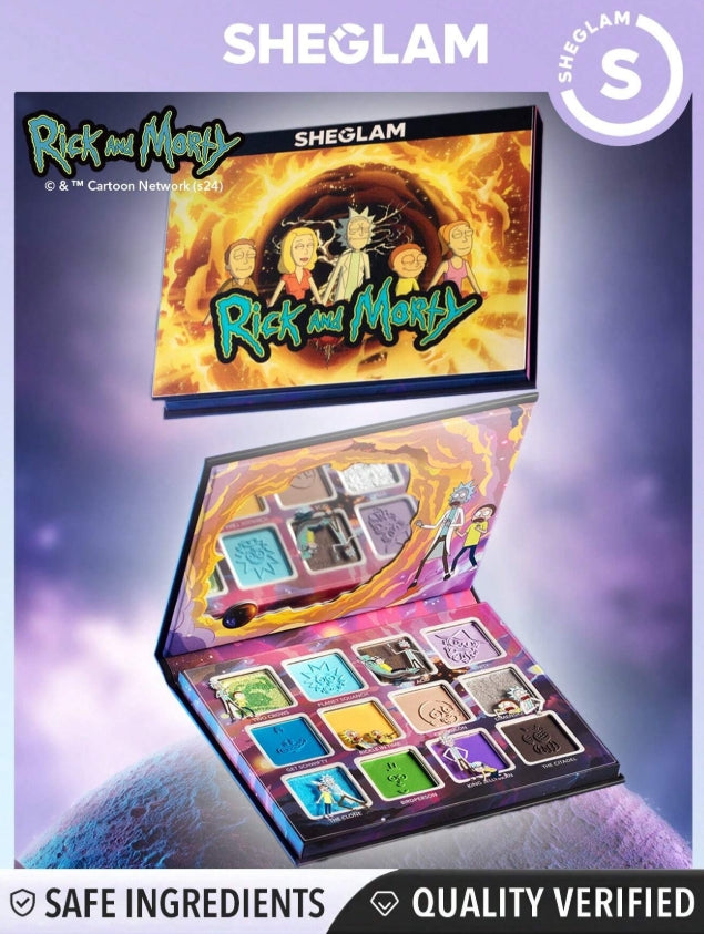 Rick and Morty X SHEGLAM The Meaning(Lessness) Of Life Palette 12-Color
