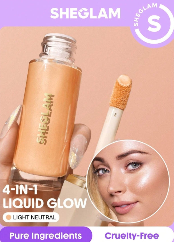 SHEGLAM MéLangeur éClat Sunburst-Correcteur Doré Moyen Chaud Base Hydratante éClaircissante Base