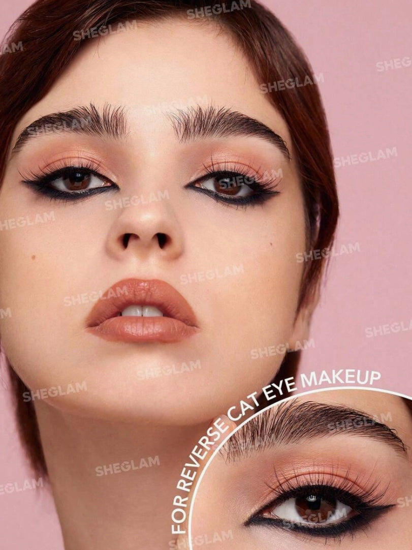 SHEGLAM Eyeliner 2 En 1 Do It All Eyeliner Mat ImperméAble Avec Dissolvant