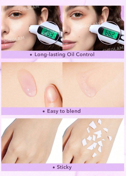 SHEGLAM Base De Teint Hydratante Good Grip-Myrtille + Aha Gel De Base Hydratant