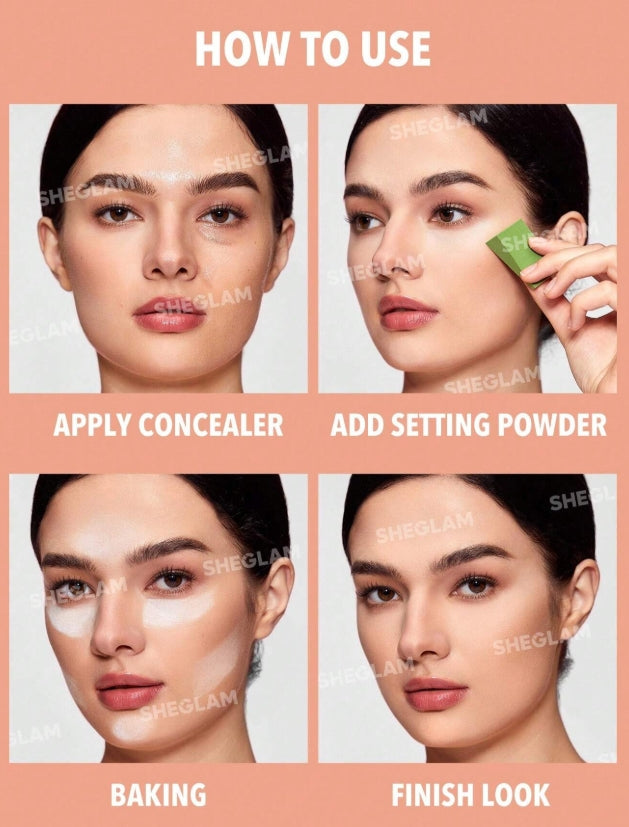 SHEGLAM Duo De Poudres Fixatrices Pour Le Visage Et Le Dessous Des Yeux