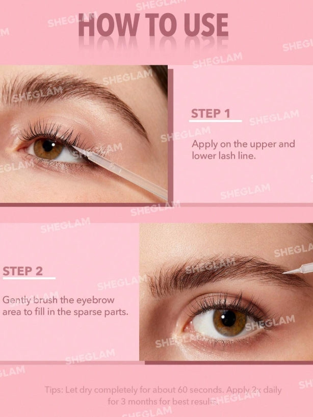 SHEGLAM SéRum Nourrissant Pour Les Cils Gro-Pro SéRum Transparent Pour Les Sourcils