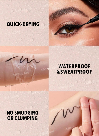 SHEGLAM Crayon Pour Les Yeux Liquide ImperméAble Ininterrompu Crayon