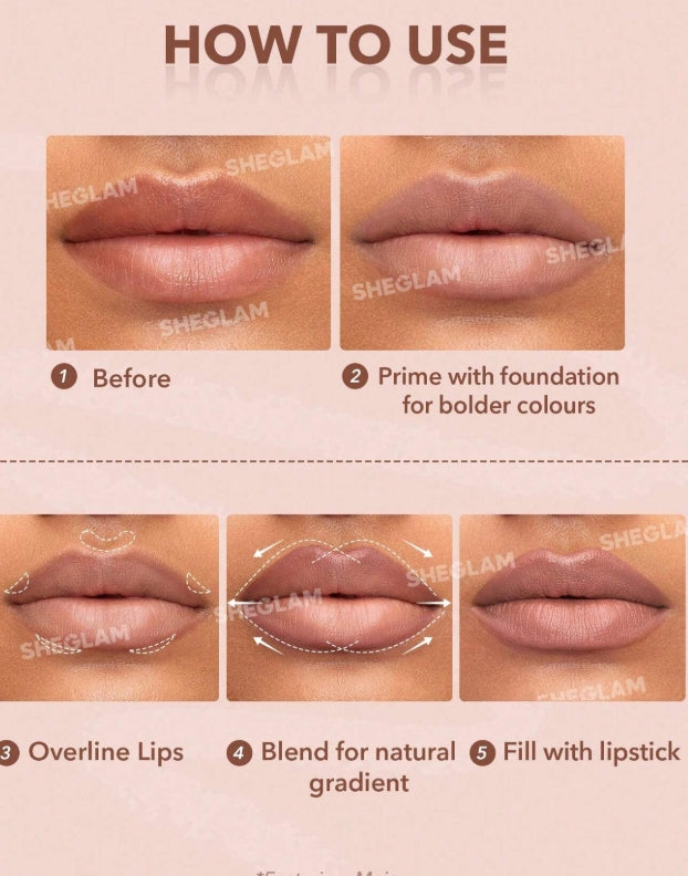 SHEGLAM Crayon à LèVres So Lippy-Crayon à LèVres Mat