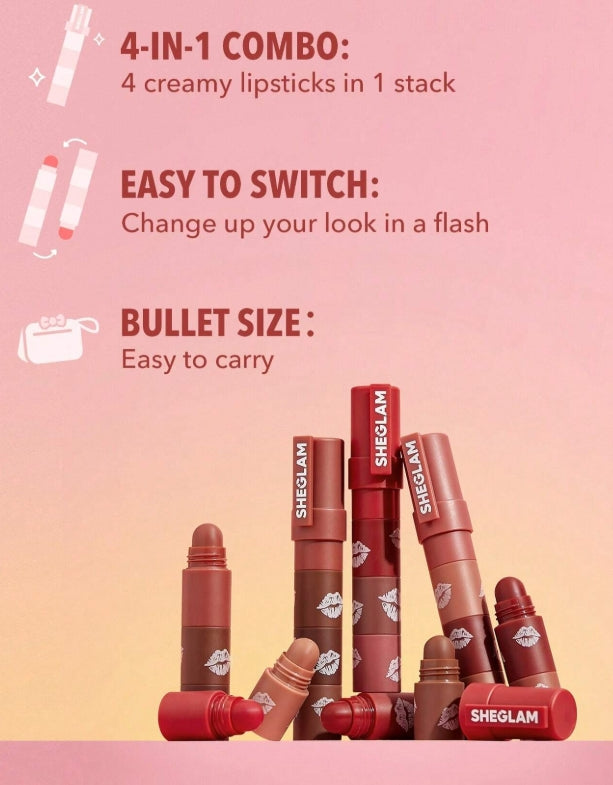 SHEGLAM Mega Lip Stacks-