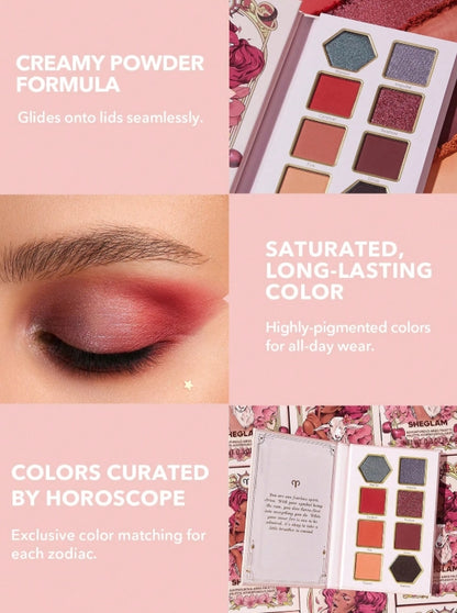 SHEGLAM Palette De Fards à PaupièRes Adventurous Aries 8 Couleurs