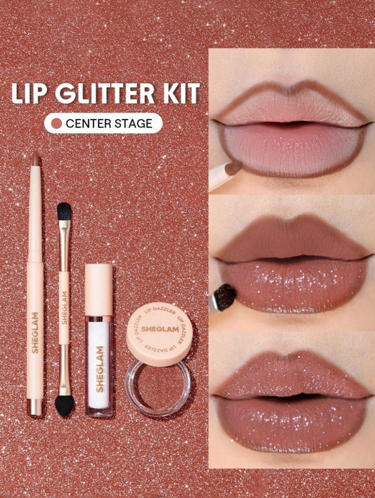 SHEGLAM Kit De Paillettes Lip Dazzler-
