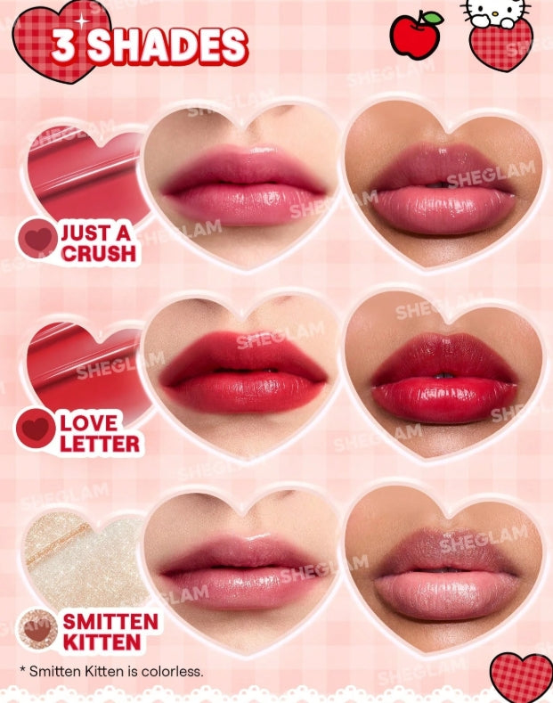 Hello Kitty｜SHEGLAM Be My Baby Rouge à lèvres hydratant - Just A Crush