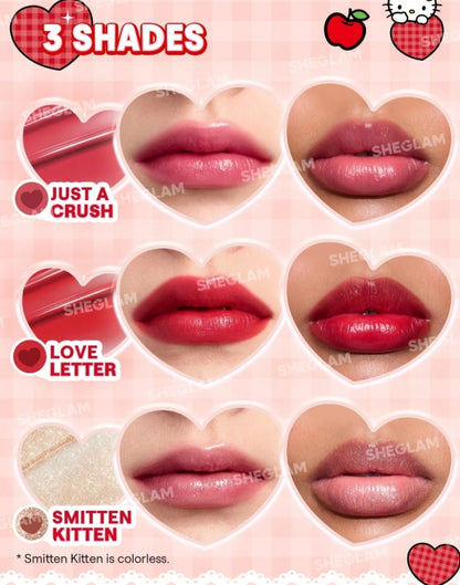 Hello Kitty｜SHEGLAM Be My Baby Rouge à lèvres hydratant - Just A Crush