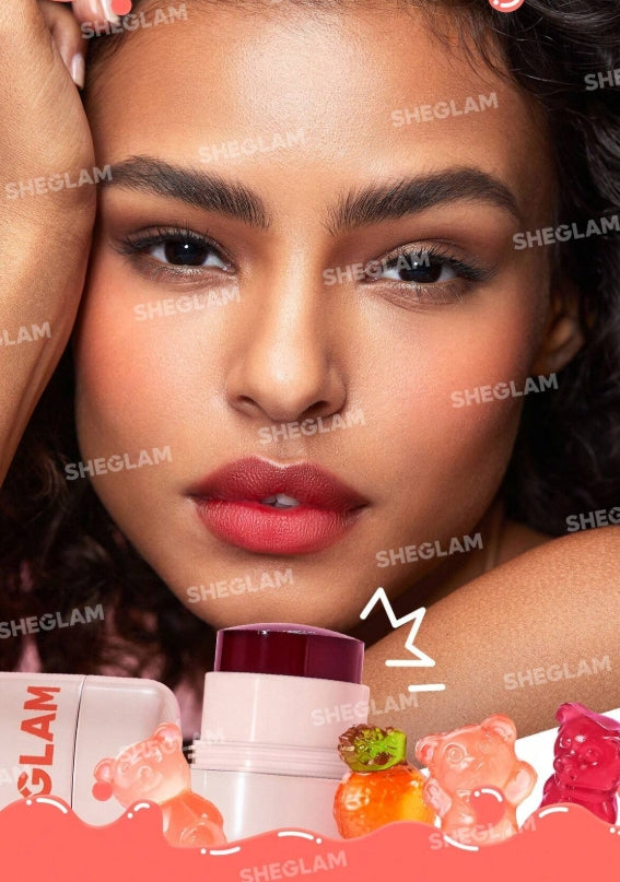 SHEGLAM Jelly-Licious Rouge à LèVres Et Fard à Joues Hydratant