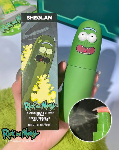 Rick and Morty X SHEGLAM Pickle Rick Setting Spray Moisturizing Long Lasting Fixer Spray Oil-Control