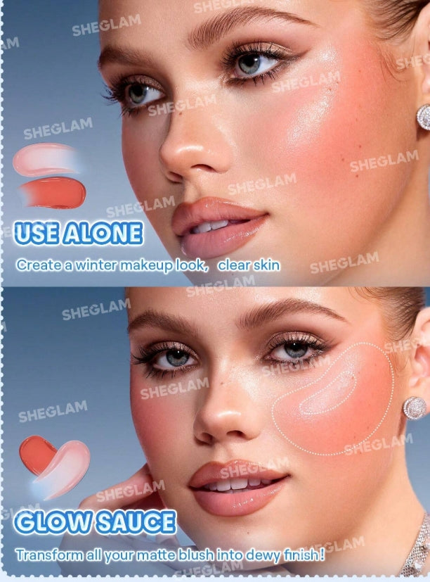 SHEGLAM Festive Glow Gift Set-Rose Ritual & Glass Heart